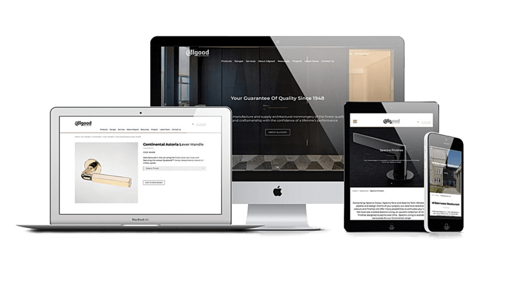 Allgood Website responsive